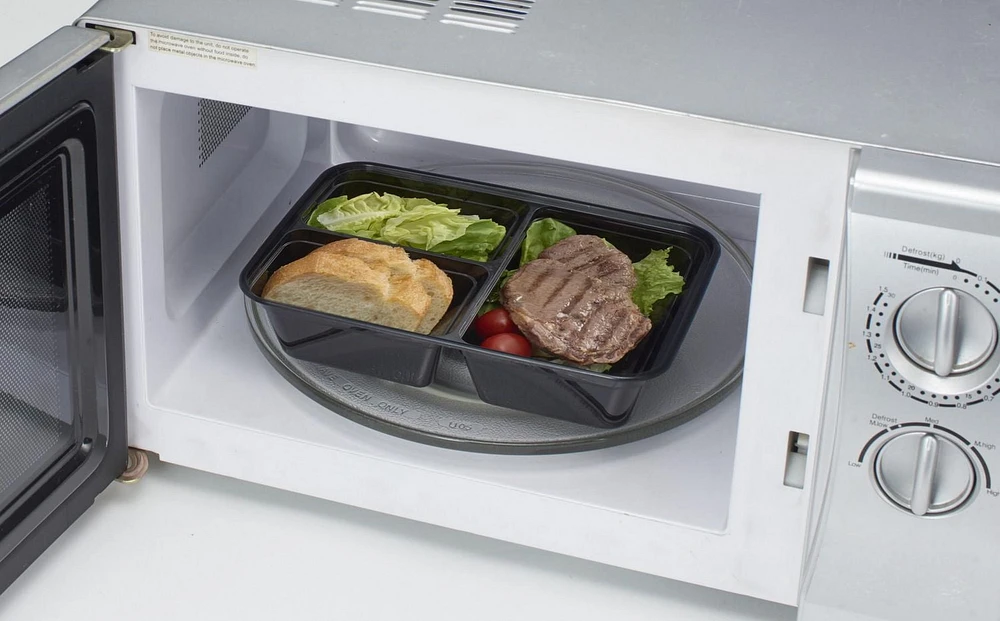 Contenants de rangement pour aliments Préparation des repas Conteneur diviseur 5PK 1.2L