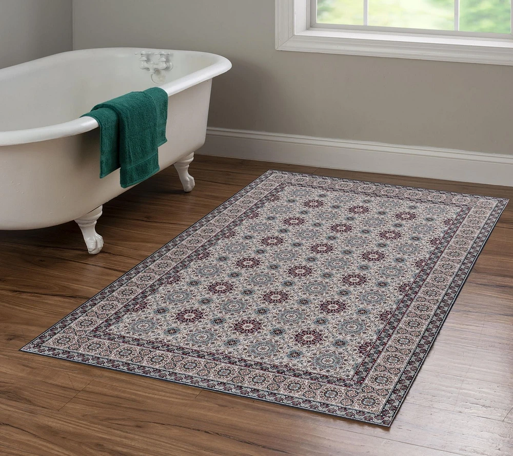 Emerald Martin Blue & Navy 5' x 7' Area Rug