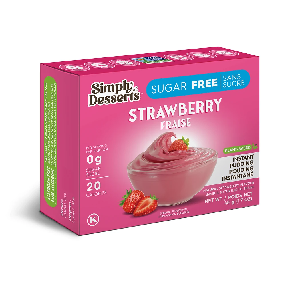 Simply Desserts - Pudding à la fraise, 48g