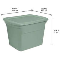 Sterilite Boîte 68L - Vert