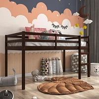 Campbell Wood Lit superposé mezzanine junior, par Hillsdale Living Essentials