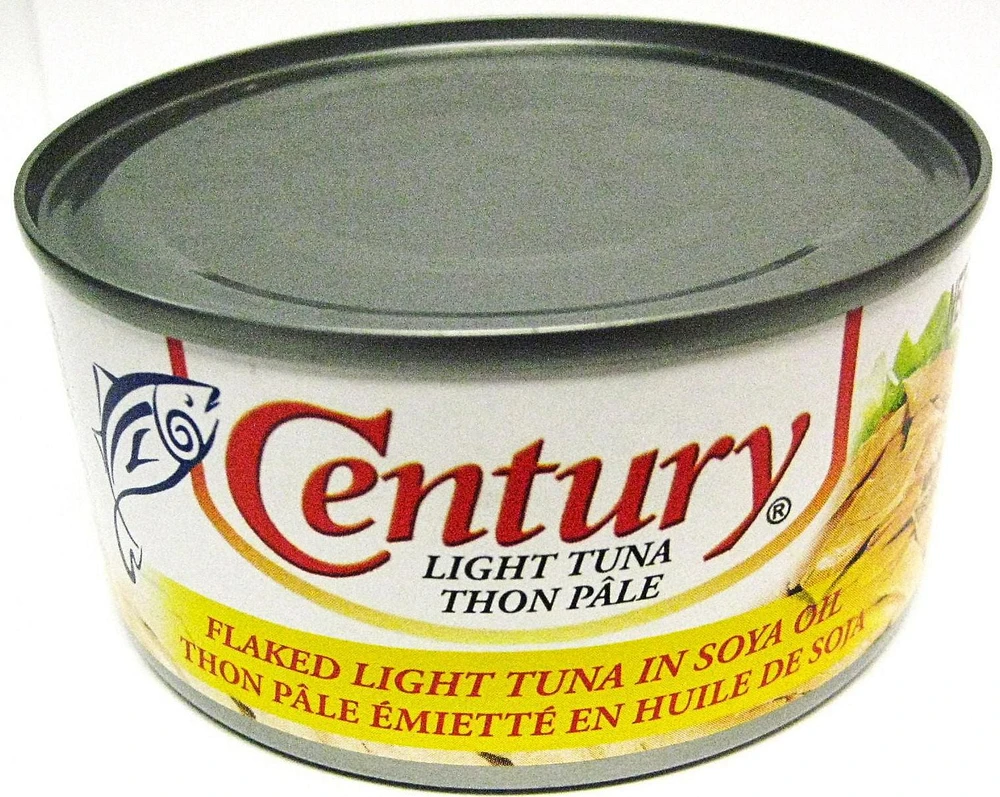 Century Thon Pâle Émietté en Huile de Soja 180g