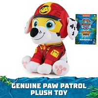 PAW Patrol Jungle Pups, Peluche Zuma de 20,3 cm, animal en peluche pour les garçons et les filles à partir de 3 ans