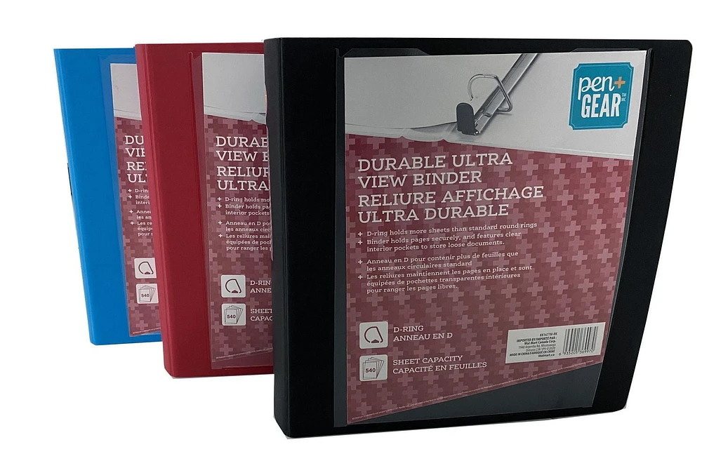 Reliure ultra de présentation Pen+Gear de 2 po