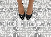 FloorPops Cheverny Peel and Stick Floor Tiles Set of 20