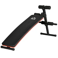 Soozier Banc assis pliable, entraînement de base réglable pour gym à domicile
