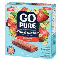 Go Pure Strawberry Fruit & Oat Bars, 5 Bars / 140g