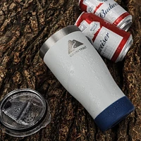 Ozark Trail Stainless Steel Vacuum Tumblers, 20oz, Grey, Camping drinkware