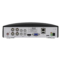 Système de sécurité Swann DVR MicroSD 1080p 4 canaux 64 Go avec 4 caméras Bullet à détection de chaleur et de mouvement - Blanc