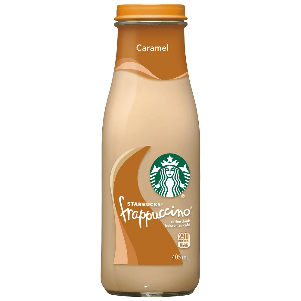 Starbucks Caramel Frappuccino, 405mL Bottle, 405mL