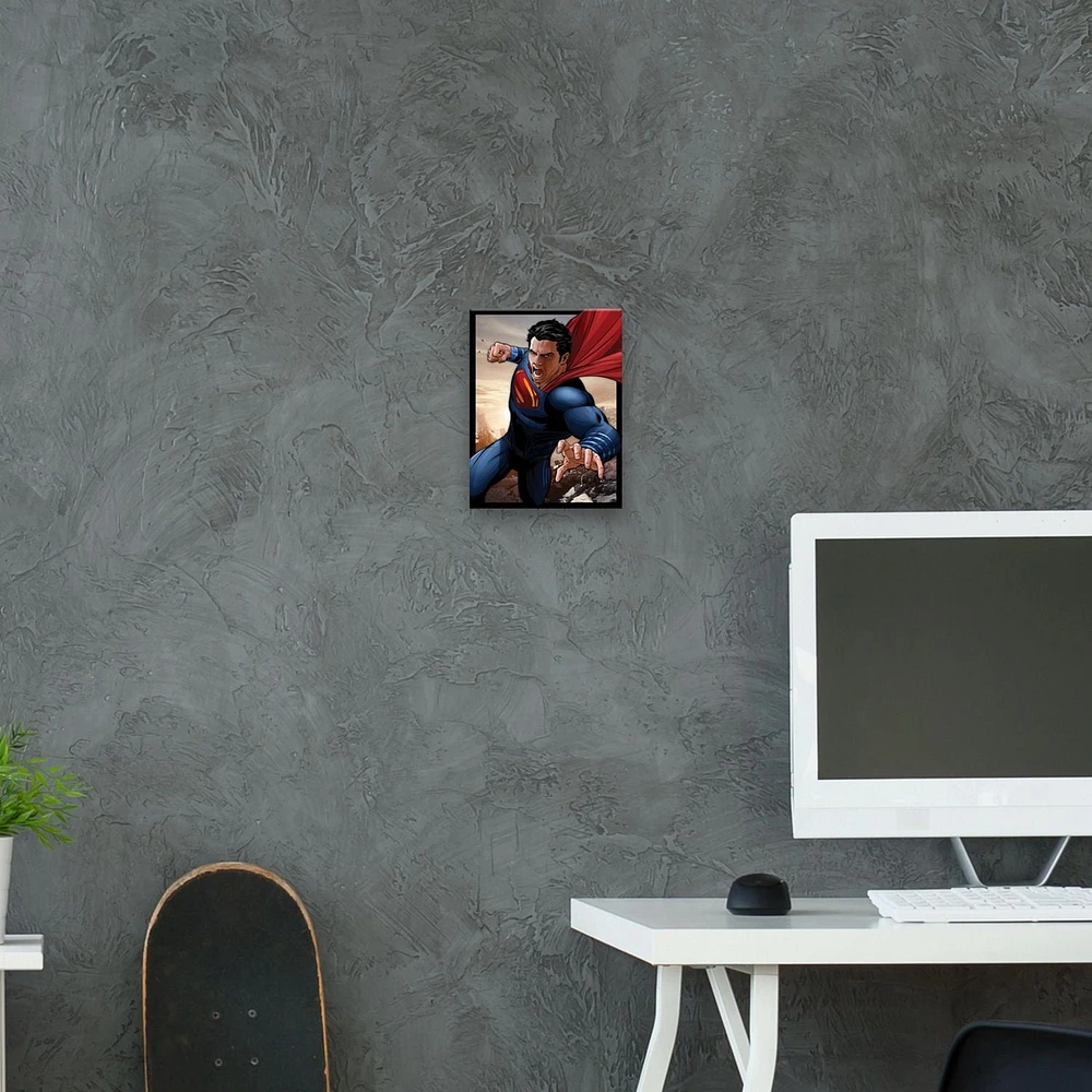 Artissimo Designs - Toile imprimée Superman On Sunset - 6.5W x 8.5H x .5D