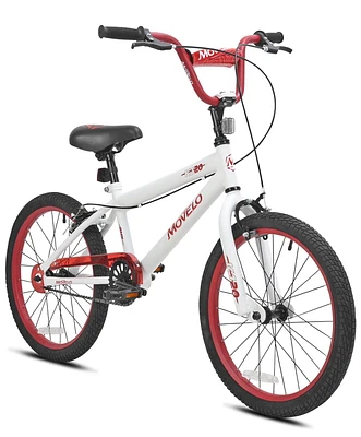 Movelo KJ 20" Boys BMX Bike- White, Ages 5-9