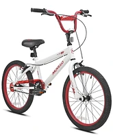 Movelo KJ 20" Boys BMX Bike- White, Ages 5-9