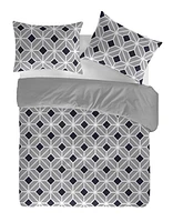 Gouchee Home Komet Geometric Print Cotton Duvet Cover Set