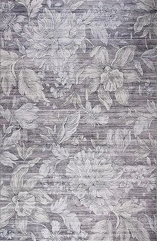 Tapis d'intérieur floral moderne Rug Branch