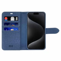 Blu Element Folio 2 in 1 Case Lazuli Blue for iPhone 16 Pro Max