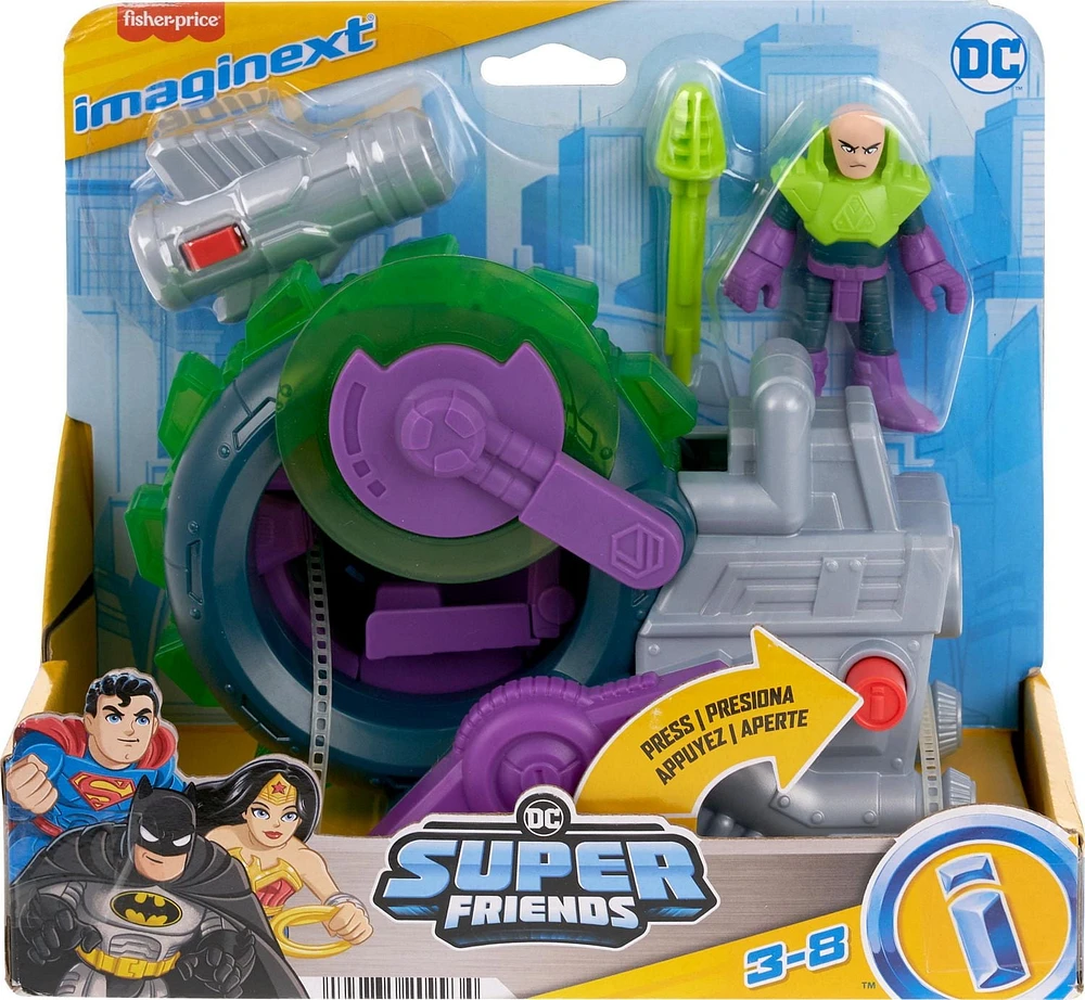 Imaginext DC Super Friends Véhicule Scie pivotante de Lex Luthor
