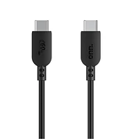 onn. 2-Pack USB 60W Certified 6 FT/1.8 m USB-C to USB-C Cable, Transfer while Charging