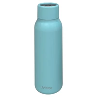 UVBrite 550 ml Self Cleaning Bottle with UV-C Sterilization, Cyan