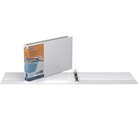 Reliure QuickFit View robuste, 11 po x 17 po, anneaux inclinés en D verrouillables 1.5 po, paquet de 2