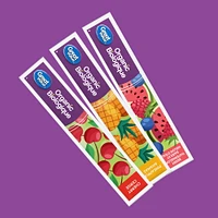 Great Value Organic Fruit Flavoured Ice Pops - Berry Watermelon, Cherry, Pineapple - 12 x 40 ml, 12 x 40 ml