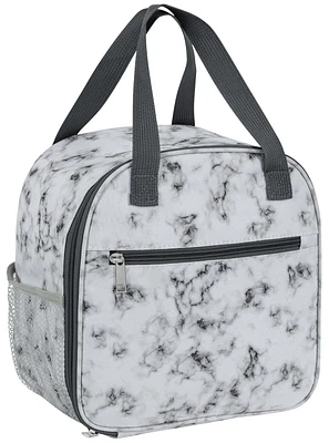 Merangue Isolated Lunch Bag, Marble, Large