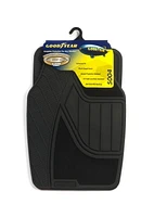 Premium Goodyear Rubber And Carpet Mat Set - Black Black