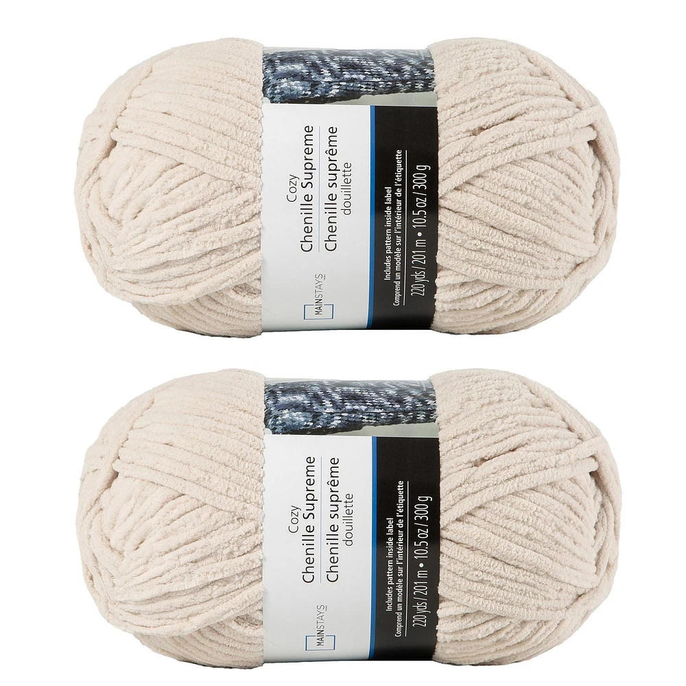 2 Pack cozy supreme polyester Beach yarn