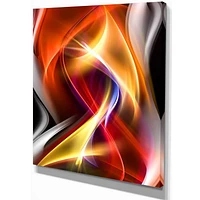 Designart Ornement Gris Art mural sur toile