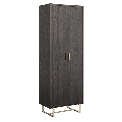 Sauder La Collection Walter Heights Meuble de rangement, Finition Blade Walnut, 433376