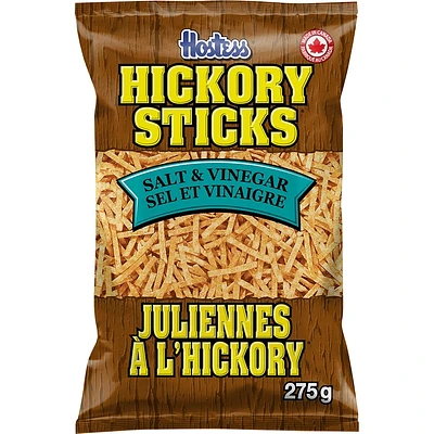 Hostess Hickory Sticks Salt & Vinegar Flavoured Potato Sticks, 275 g.