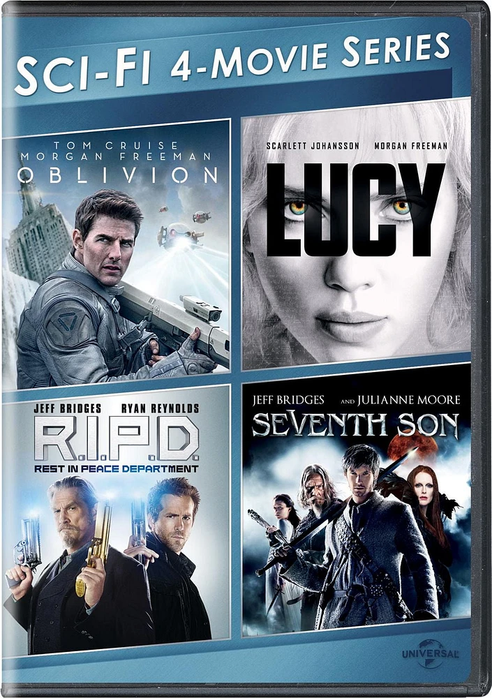 Sci-Fi 4-Movie Series: Oblivion / Lucy / R.I.P.D./ Seventh Son