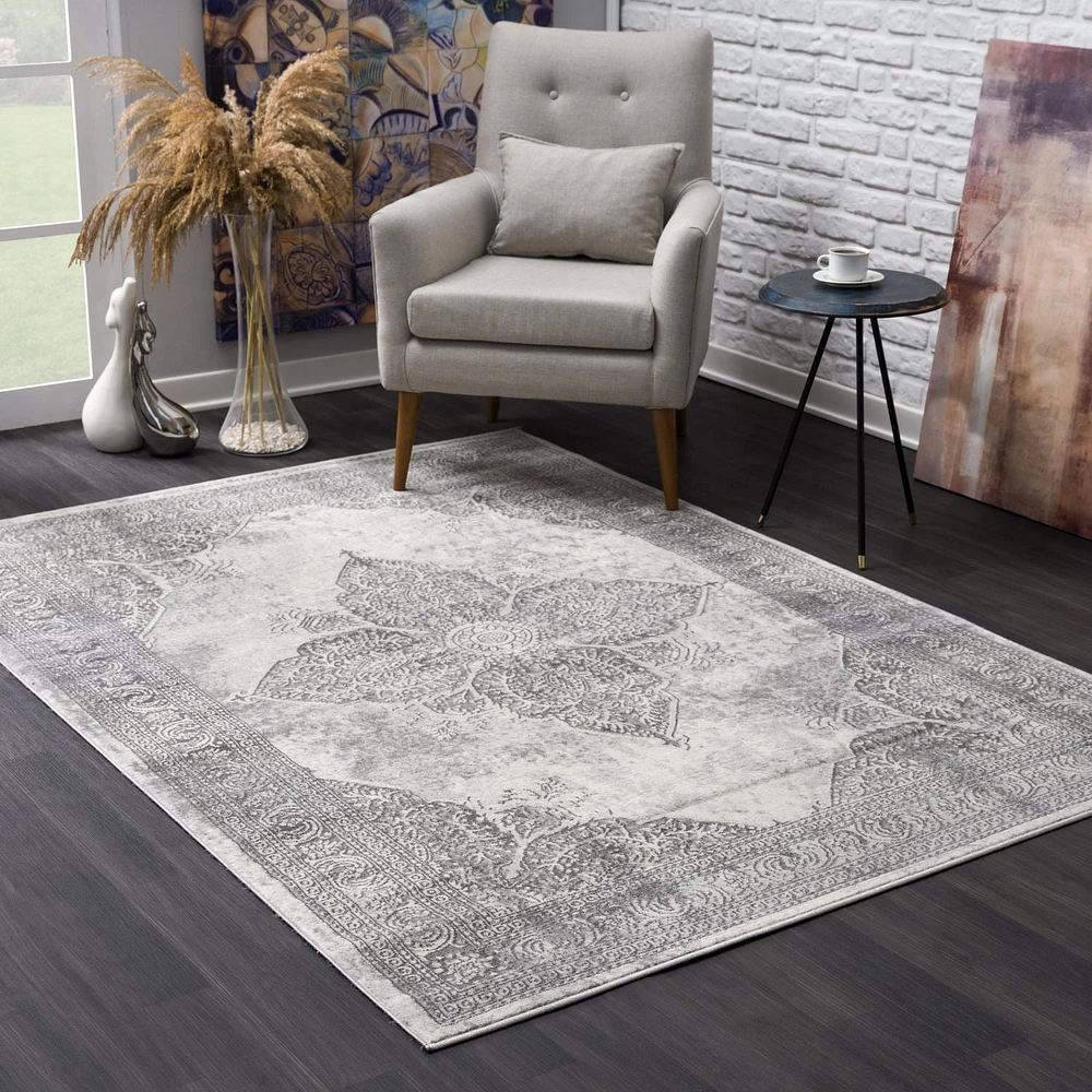 Rug Branch Havana Collection Tapis traditionnel en détresse