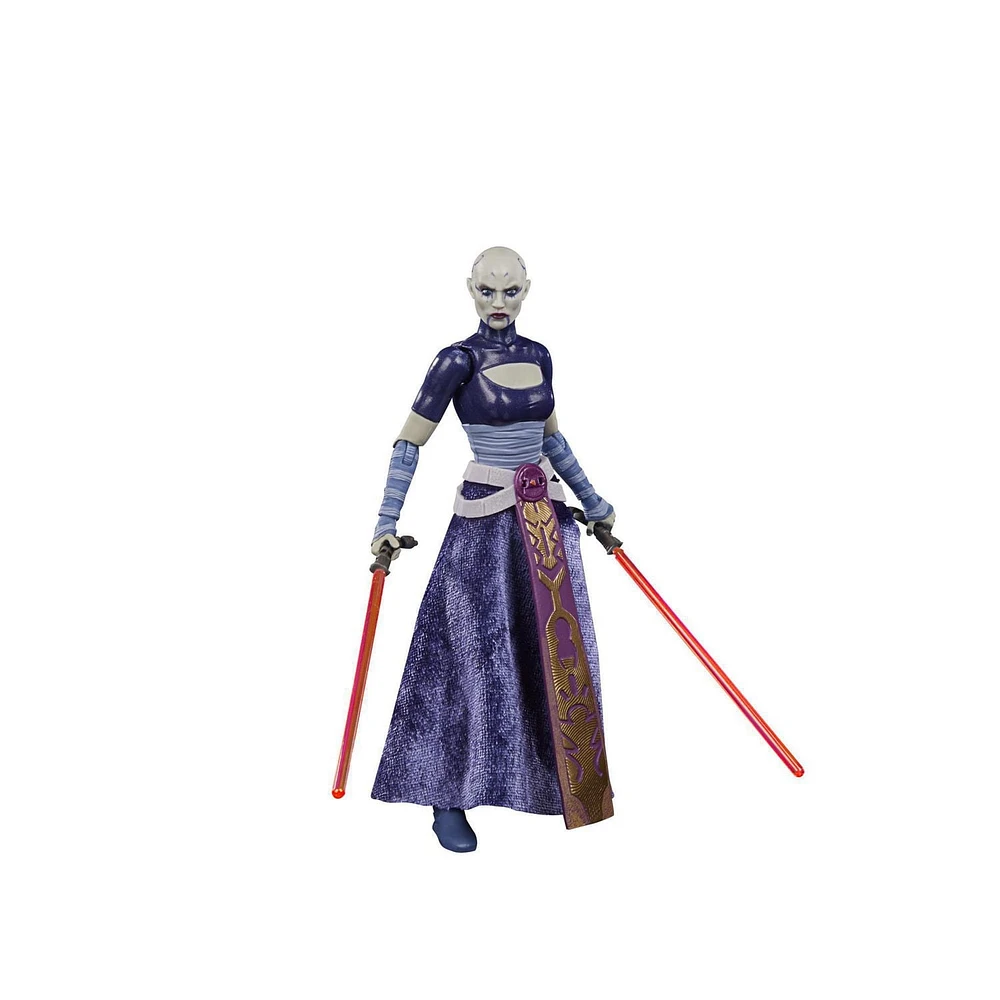 Star Wars The Black Series, figurine articulée Asajj Ventress à collectionner, 15 cm, Star Wars : The Clone Wars, pour enfants, dès 4 ans