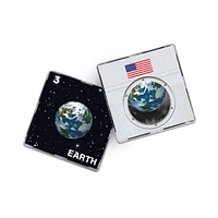 CreateOn NASA Rocketship Magnetic Tile Set