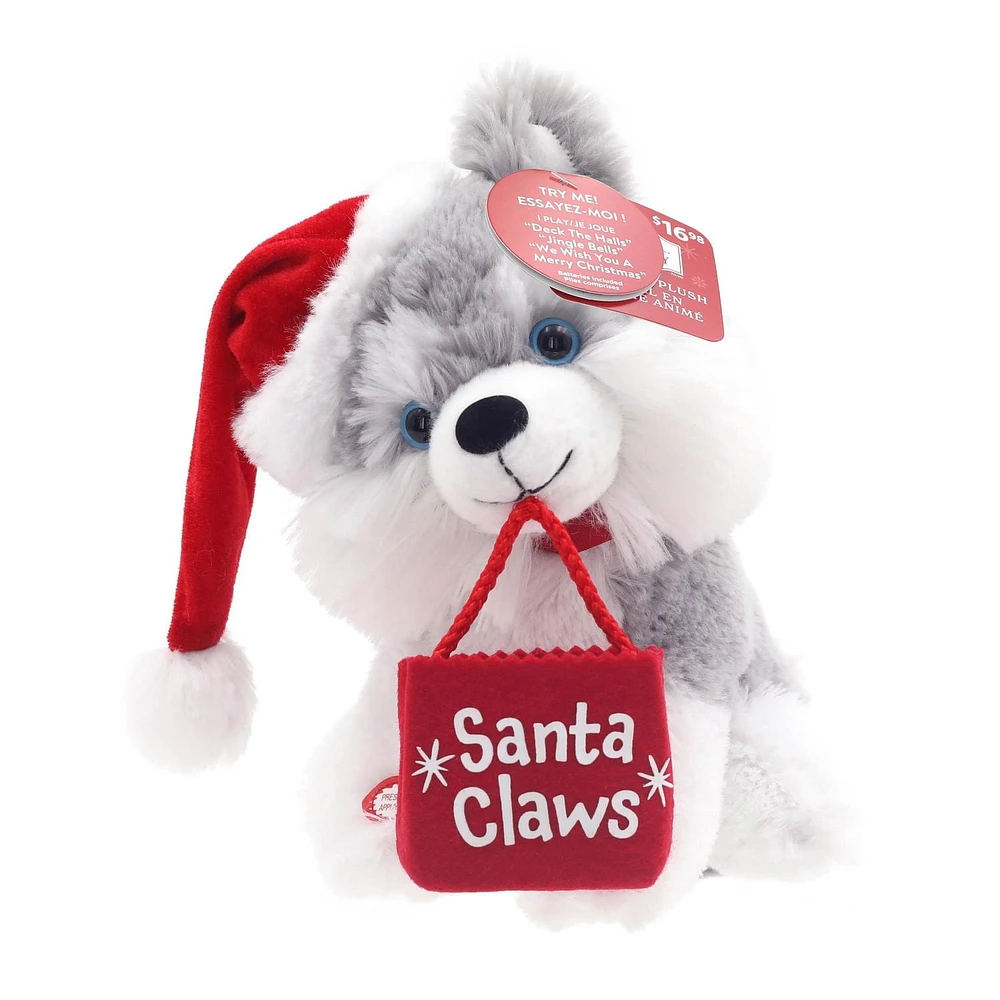 Holiday Time Silly & Wild Multi-Song Musical Dog