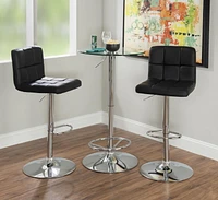 Tabouret de Bar Nasar, Noir