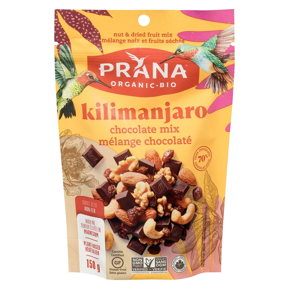 Prana organic Kilimanjaro Chocolate Trailmix