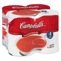 Campbell's® Condensed Tomato Soup (4 x 284 mL), Made with 4 tomatoes and no artificial flavours.