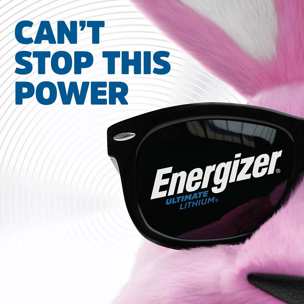 Energizer Ultimate Lithium AA Batteries (4 Pack), Double A Batteries, Batteries