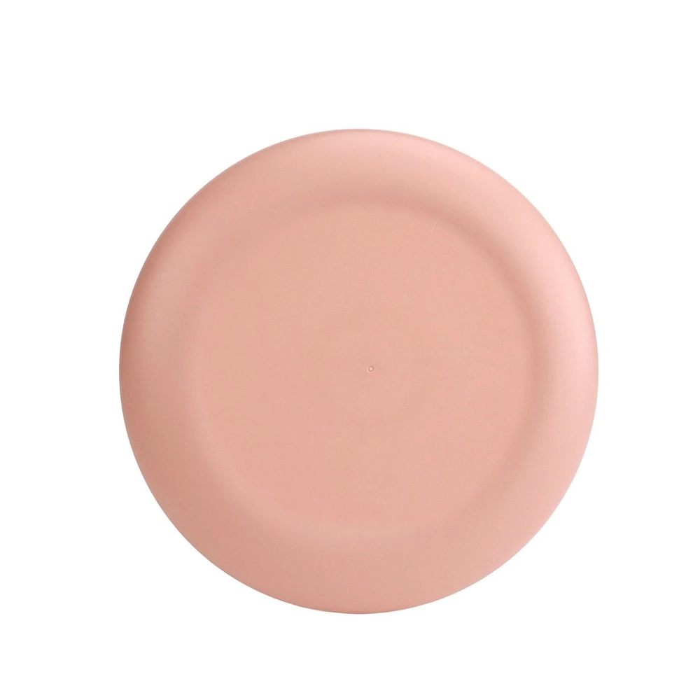 Assiette ronde en polypropylène rose blush Mainstays 1 pièce 10,5 pouces 1 pièce