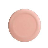 Assiette ronde en polypropylène rose blush Mainstays 1 pièce 10,5 pouces 1 pièce