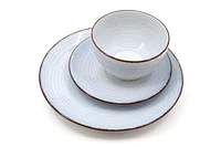 Hometrends Ensemble de 6 assiettes à dîner Sophia Ensemble de 6 assiettes plates Sophia