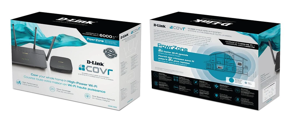 D-Link Covr AC3900 Whole Home Wi-Fi Mesh System (COVR-3902)