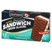 Chapman's Caramel Saucy Spots Ice Cream Super Sandwich