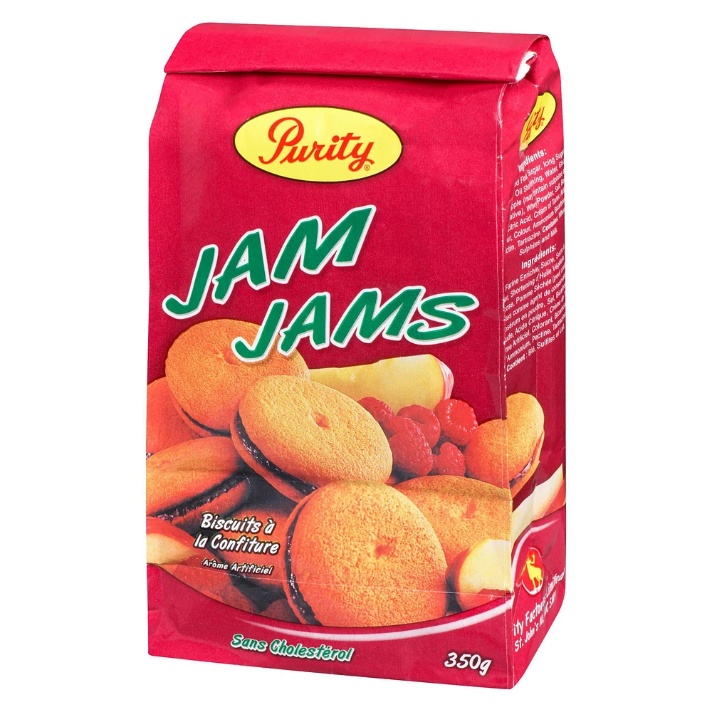 Purity Jam Jams Moist Jam Filled Cookies, 350 g