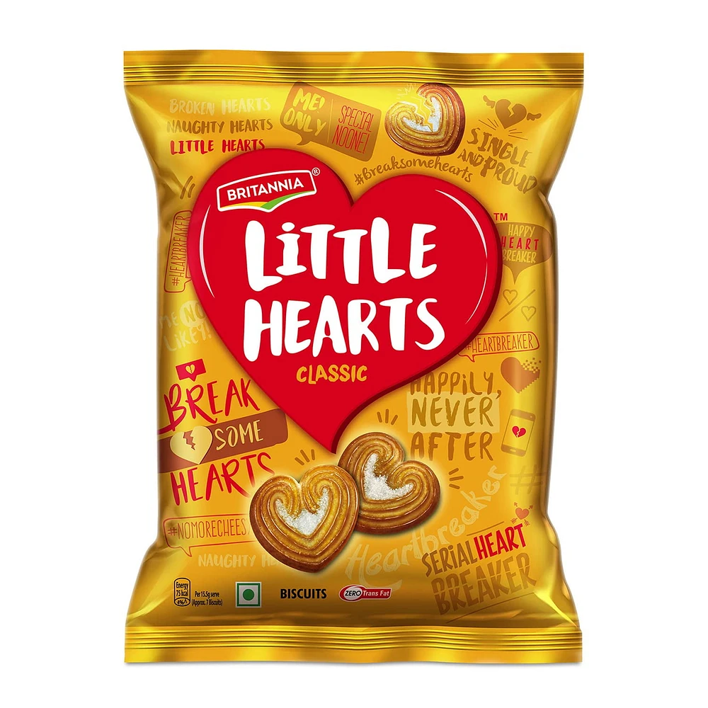 Britannia Little Heart, Indian cookies