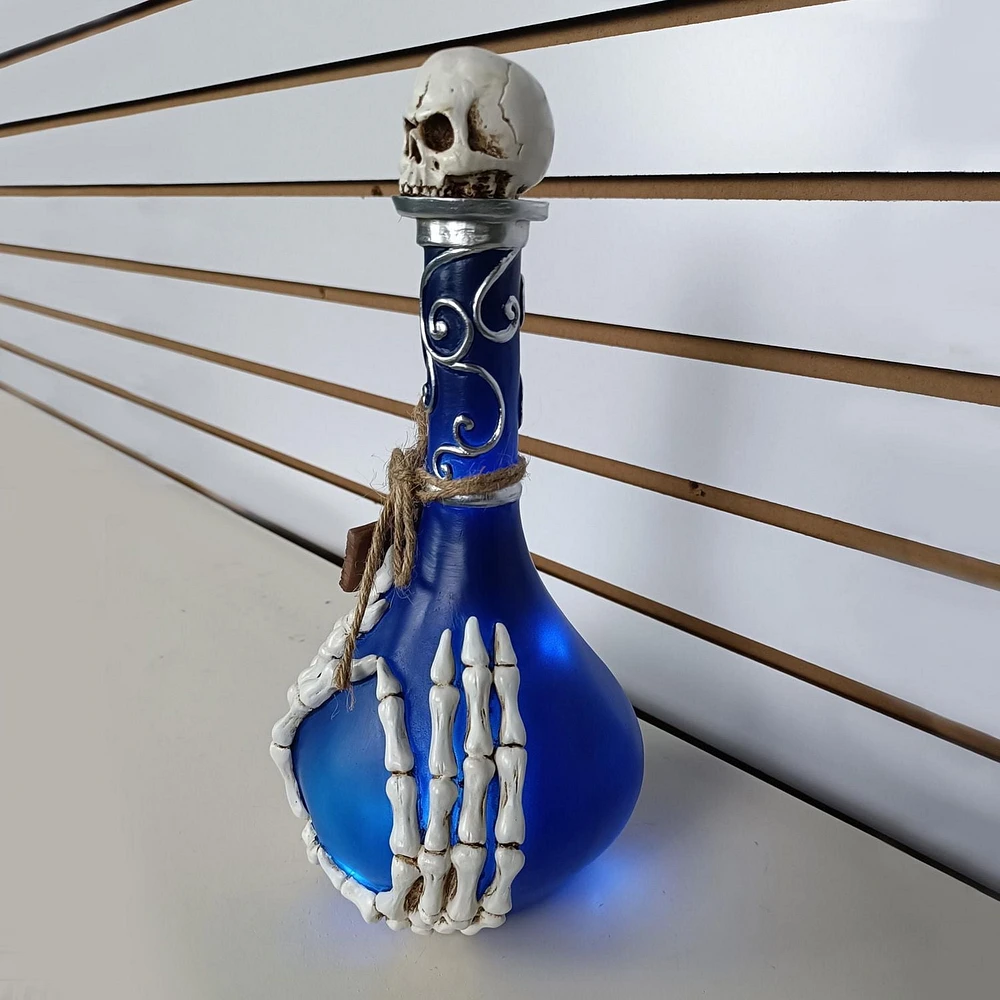 FAÇON DE CÉLÉBRER BOUTEILLE À ESPRIT LED EN RÉSINE 12 PO