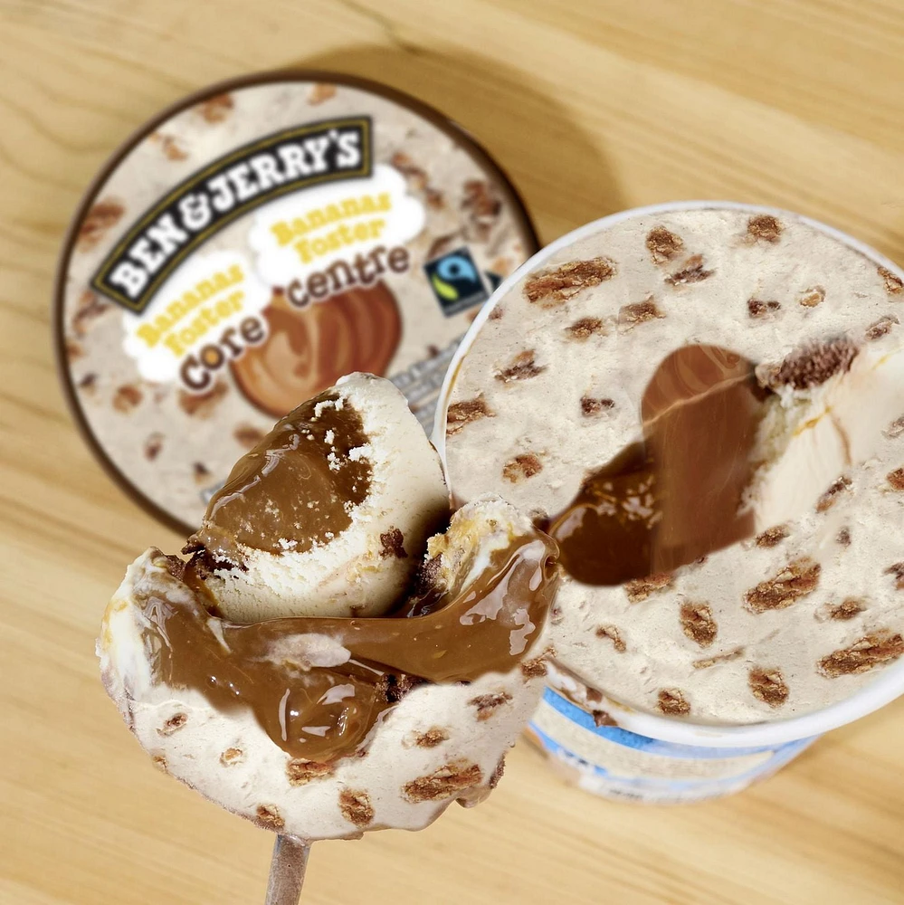 Ben & Jerry's Bananas Foster Core Ice Cream, 473ml