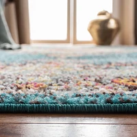 SAFAVIEH Madison Sonam Floral Bordered Area Rug